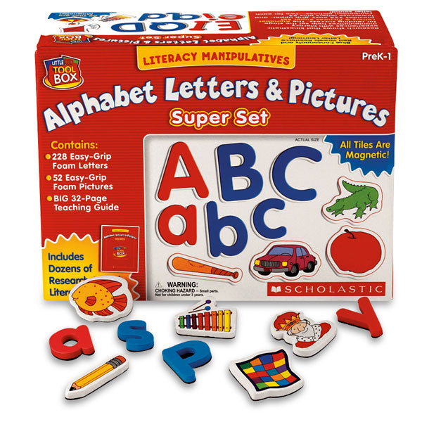 Alphabet Letters & Pictures Super Set - Scholastic - BabyOnline HK