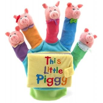 Hand-Puppet Board Books - This Little Piggy