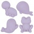 Scrunch - Silicone Sand Moulds Frog Set - Dusty Light Purple