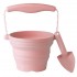 Scrunch - Collapsible Seedling Pot with Trowel - Dusty Rose