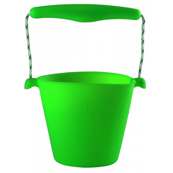 Foldable Bucket - Neon Green - Scrunch - BabyOnline HK