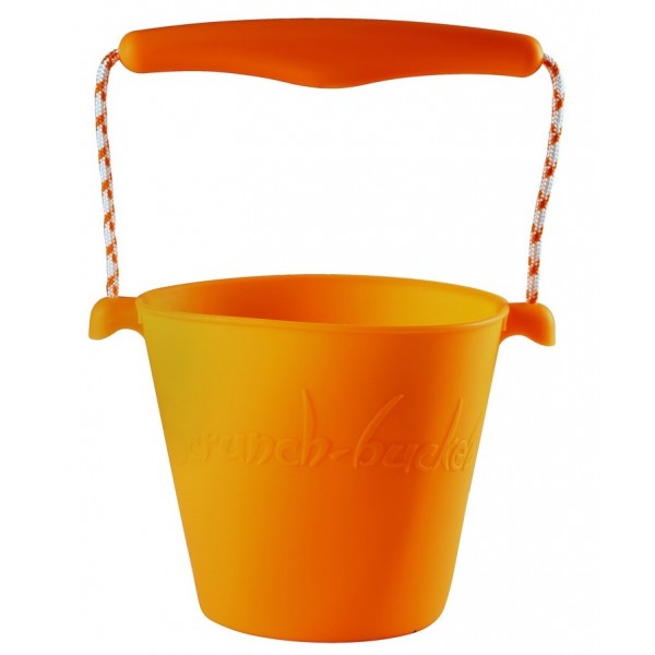 Foldable Bucket - Neon Orange - Scrunch - BabyOnline HK
