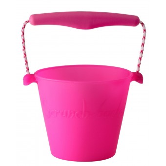 硅膠小水桶 - 螢光粉紅色