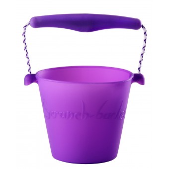 硅膠小水桶 - 螢光紫色