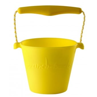 硅膠小水桶 - 螢光黃色