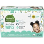 Free & Clear Baby Wipes (128 wipes) - Seventh Generation - BabyOnline HK