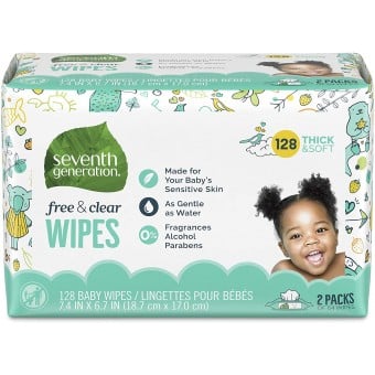 Free & Clear Baby Wipes (128 wipes)