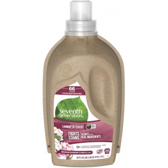 Natural 4X Laundry Detergent (Geranium Blossoms and Vanilla Scent) - 50oz / 1.47L