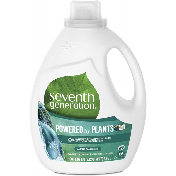 Natural Laundry Detergent (Alpine Falls Scent) - 100oz / 2.95L - Seventh Generation