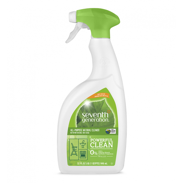All-Purpose Natural Cleaner (Free & Clear) - 32oz / 946ml - Seventh Generation - BabyOnline HK