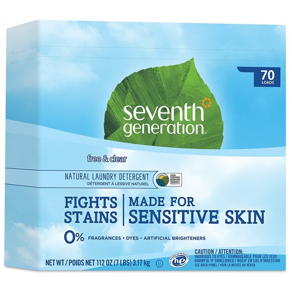 Natural Laundry Detergent (Free & Clear) - 7lbs / 3.17kg - Seventh Generation - BabyOnline HK
