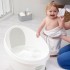 Shnuggle Toddler Bath with Plug - White