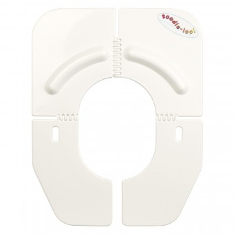 Toodle Loo Folding Toilet Training Seat - White