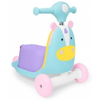 Zoo 3-In-1 Ride On Toy (Unicorn)