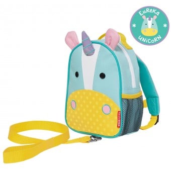 Zoo Mini backpack with Safety Harness (Unicorn)