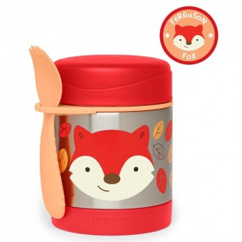 Zoo Insulated Food Jar - Fox