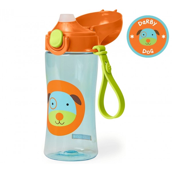 Zoo Lock-Top Sports Bottle - Dog - Skip*Hop - BabyOnline HK