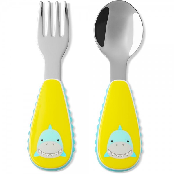 Zootensils Fork & Spoon - Shark - Skip*Hop - BabyOnline HK