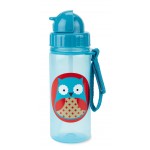 Zoo PP Straw Bottle 390ml - Owl - Skip*Hop - BabyOnline HK