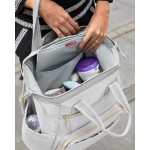 Mainframe Wide Open Diaper Backpack - Cement - Skip*Hop - BabyOnline HK