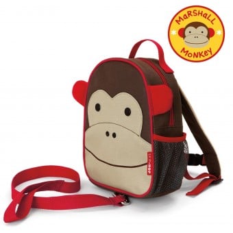 Zoo Mini Backpack with Safety Harness (Monkey)