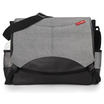 Swift Changing Station Diaper Bag - Heather Grey