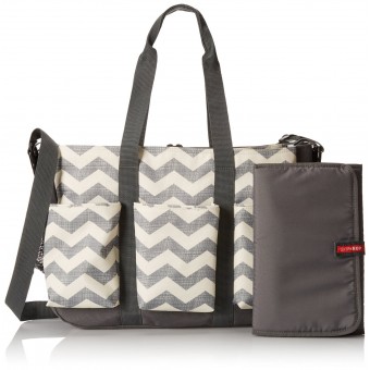Duo Double Hold-It-All Diaper Bag - Chevron