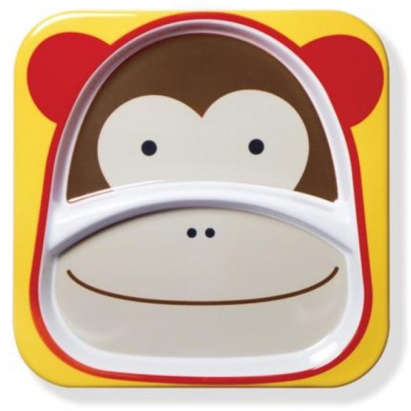 Zoo Tabletop Plate - Monkey - Skip*Hop - BabyOnline HK