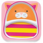 Zoo Tabletop Plate - Cat - Skip*Hop - BabyOnline HK