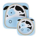 Zoo Tabletop Plate - Cow - Skip*Hop - BabyOnline HK