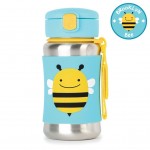 Zoo Stainless Steel Straw Bottle - Bee - Skip*Hop - BabyOnline HK
