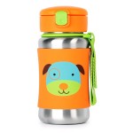 Zoo Stainless Steel Straw Bottle - Dog - Skip*Hop - BabyOnline HK