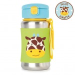 Zoo Stainless Steel Straw Bottle - Giraffe - Skip*Hop - BabyOnline HK
