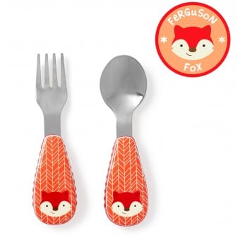 Zootensils Fork & Spoon - Fox