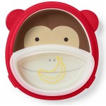 Zoo Smart Serve Plate & Bowl - Monkey - Skip*Hop - BabyOnline HK