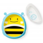 Zoo Smart Serve Plate & Bowl - Bee - Skip*Hop - BabyOnline HK