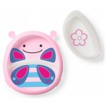 Zoo Smart Serve Plate & Bowl - Butterfly - Skip*Hop - BabyOnline HK