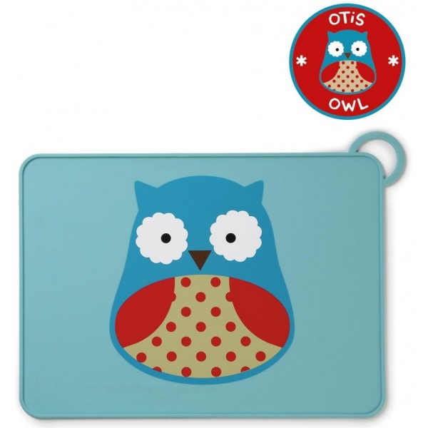 Zoo Fold & Go Placemat - Owl - Skip*Hop - BabyOnline HK