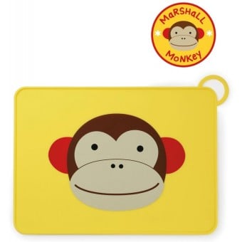 可愛動物園矽膠餐墊 - 小猴子