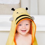 可愛動物園連帽浴巾 - 小蜜蜂 - Skip*Hop - BabyOnline HK