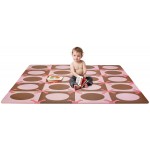 Playspot - Interlocking Foam Tiles - Pink/Brown - Skip*Hop - BabyOnline HK