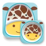 動物樂園仿瓷餐具套裝 - 長頸鹿 - Skip*Hop - BabyOnline HK