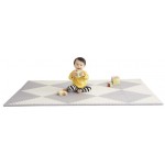 Playspot Geo Foam Floor Tiles - Grey/Cream - Skip*Hop - BabyOnline HK