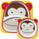 動物樂園仿瓷餐具套裝 - 小猴子 - Skip*Hop - BabyOnline HK