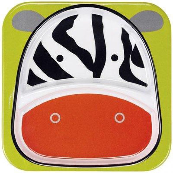 Zoo Tabletop Plate - Zebra - Skip*Hop - BabyOnline HK