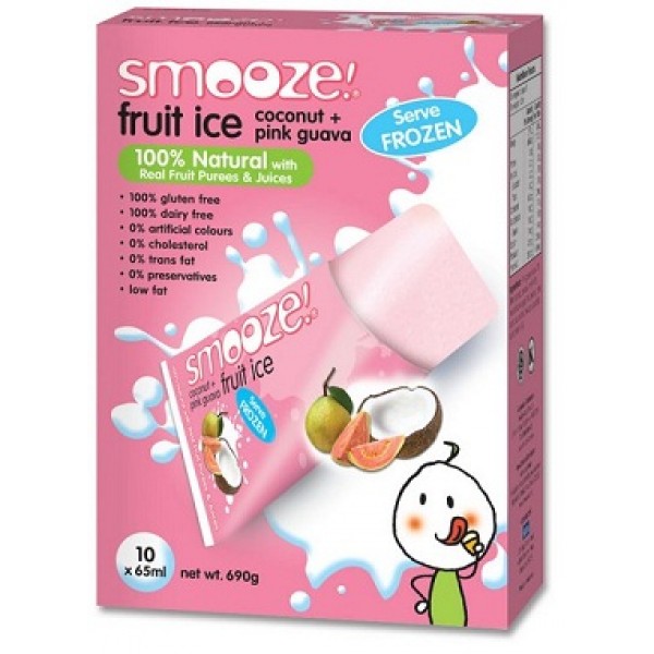 天然水果冰冰 - 番石榴 （10條） - Smooze! - BabyOnline HK
