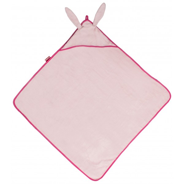 Newborn Bamboo Bunny Hooded Towel (Pink) - Snapkis - BabyOnline HK
