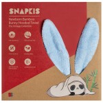 Newborn Bamboo Bunny Hooded Towel (Blue) - Snapkis - BabyOnline HK