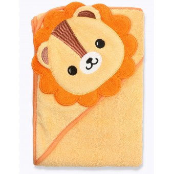 2-Sided Bamboo Hooded Towel (Lion)