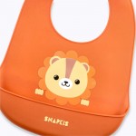 Silicone Bib - Lion - Snapkis - BabyOnline HK